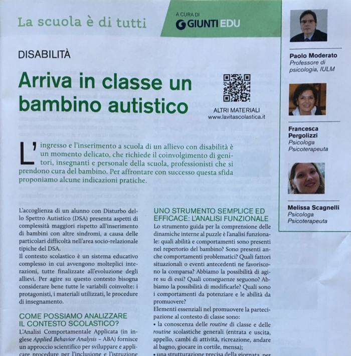 la vita scolastica